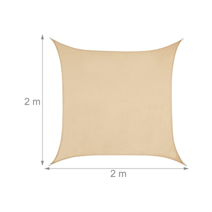 Sun sail square sand colored