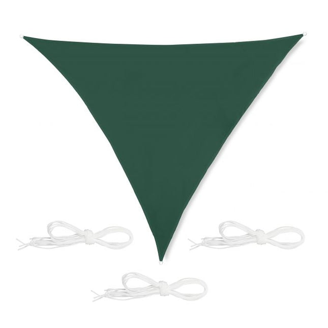 Sun sail triangular green