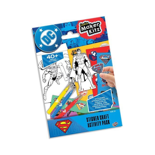 Samolepková kreativní sada Superman pro děti