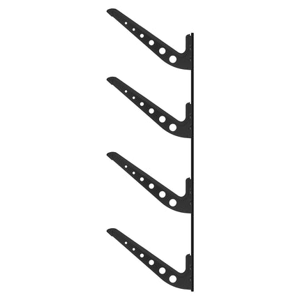 Surfboard Wall Mount Rack, 4-Tier Horizontal Adjustable
