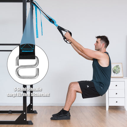 Závěsné tréninkové popruhy, nastavitelné 400 lb, přepravní taška
