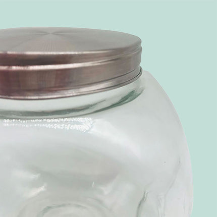 Sklenice na sladkosti sada 6 ks, 480ml skleněné dózy