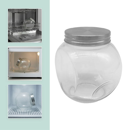Sklenice na sladkosti sada 6 ks, 480ml skleněné dózy