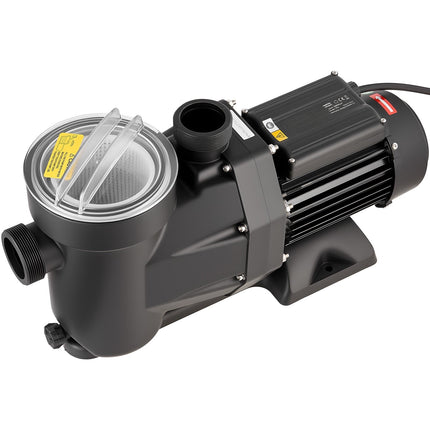 Swimming Pool Pump 1300W, 28,800 L/H, 24-Hour Timer, Filter Basket