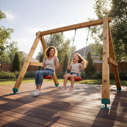 Swing Set Brackets, 4-Pack, Adjustable 45–60, 4x4 Post