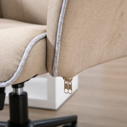 Ergonomická otočná kancelářská židle, výškově nastavitelná, pěnové polstrování