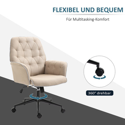 Ergonomická otočná kancelářská židle, výškově nastavitelná, pěnové polstrování