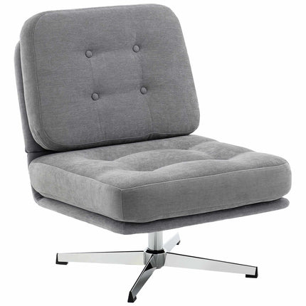 Otočné relaxační křeslo, žinylková látka, sedák 70 cm