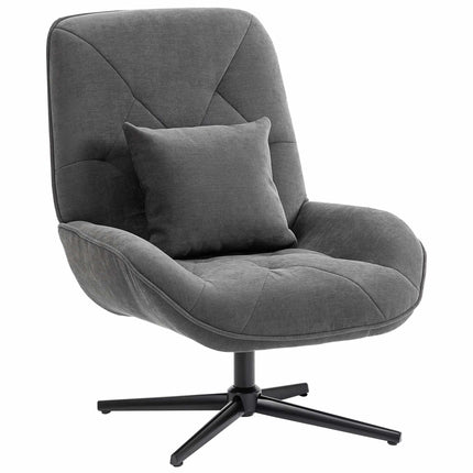 Swivel Recliner Chair, Chenille Fabric, 360 Rotation