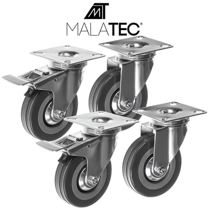 Otočná kolečka - sada 4 ks Malatec 22537