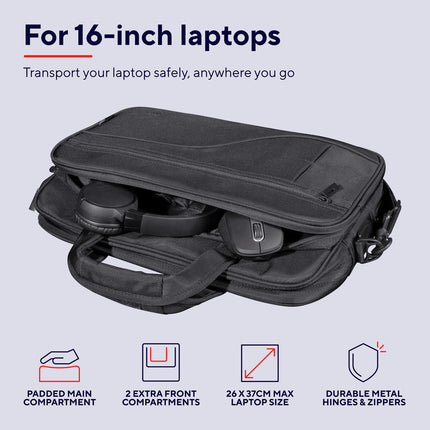 Taška na notebook Sydney 16" ekologická černá