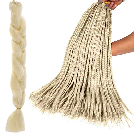 Syntetické vlasové copánky blond Soulima 23556
