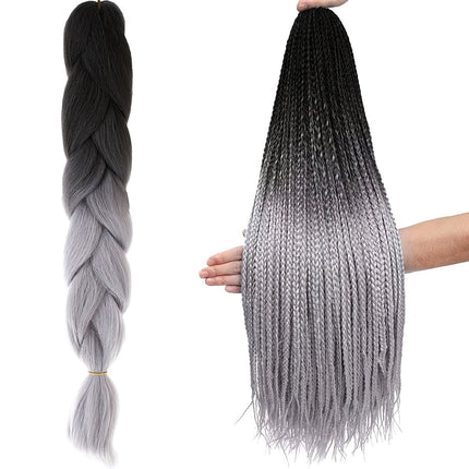 Syntetické vlasové copánky ombre sz/sz W10345