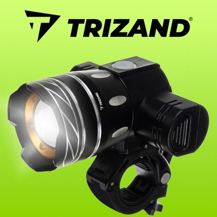 Světlo na kolo T6 USB + zadní světlo