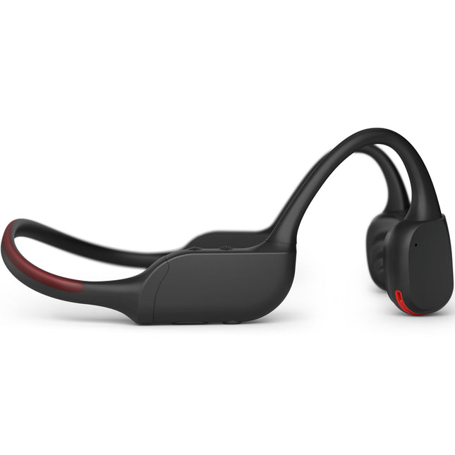 TAA7607BK Bezdrátová sportovní sluchátka open-ear, kostní vedení, třída IPX66, LED osvětlení. Černá.
