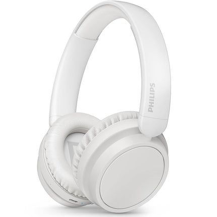 TAH5209WT Bezdrátová sluchátka over-ear, vynikající pohodlí, dobrý zvuk a až 65h přehrávání. Bílá.