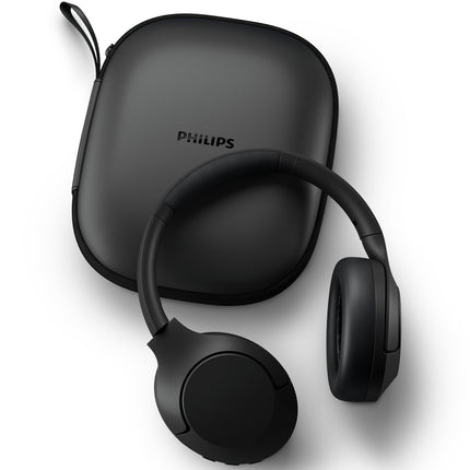 TAH8506BK Bezdrátová sluchátka, Noise Canceling Pro, elegantní styl. Až 60 hodin přehrávání. Černá.