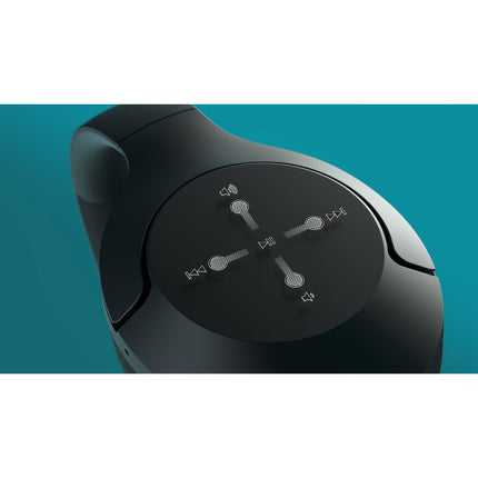 TAH8506BK Bezdrátová sluchátka, Noise Canceling Pro, elegantní styl. Až 60 hodin přehrávání. Černá.