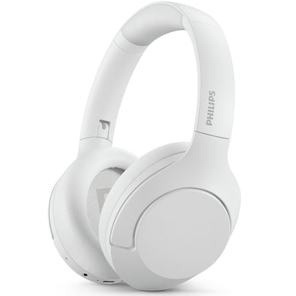 TAH8506WT Bezdrátová sluchátka, Noise Canceling Pro, elegantní styl. Až 60 hodin přehrávání. Bílá.