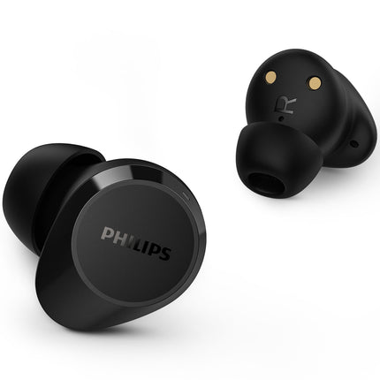 TAT1209BK True Wireless sluchátka. Malá a pohodlná. 6+18 hodin přehrávání. Třída IPX4. Černá.