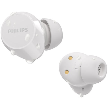 TAT1209WT True Wireless sluchátka. Malá a pohodlná. 6+18 hodin přehrávání. Třída IPX4. Bílá.