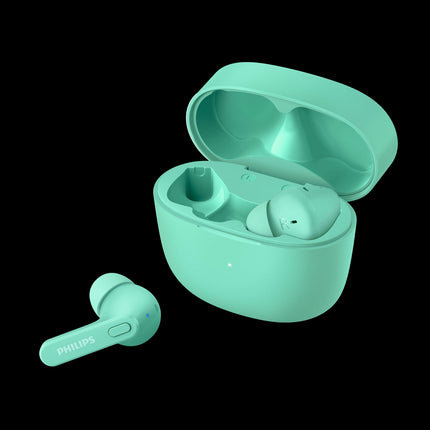 TAT2206GR True Wireless sluchátka, třída IPX4 (odolná proti stříkající vodě a potu) 6+18 hodin přehrávání. Šedá.