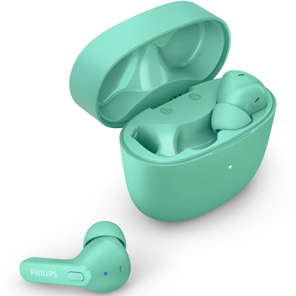 TAT2206GR True Wireless sluchátka, třída IPX4 (odolná proti stříkající vodě a potu) 6+18 hodin přehrávání. Šedá.