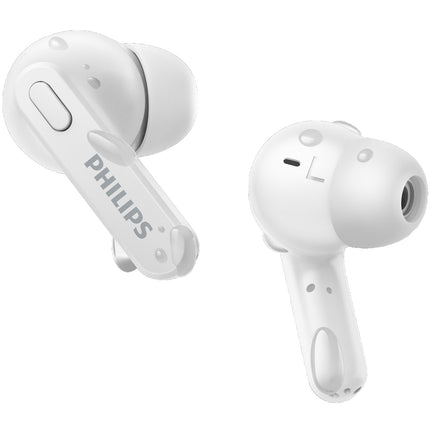 TAT2206WT True Wireless sluchátka, třída IPX4 (odolná proti stříkající vodě a potu) 6+18 hodin přehrávání. Bílá.