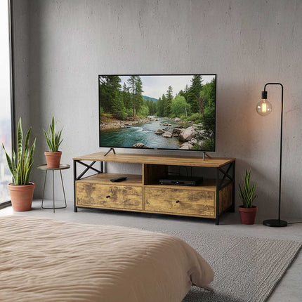 TV skříňka se zásuvkami pro televizory do 55 palců