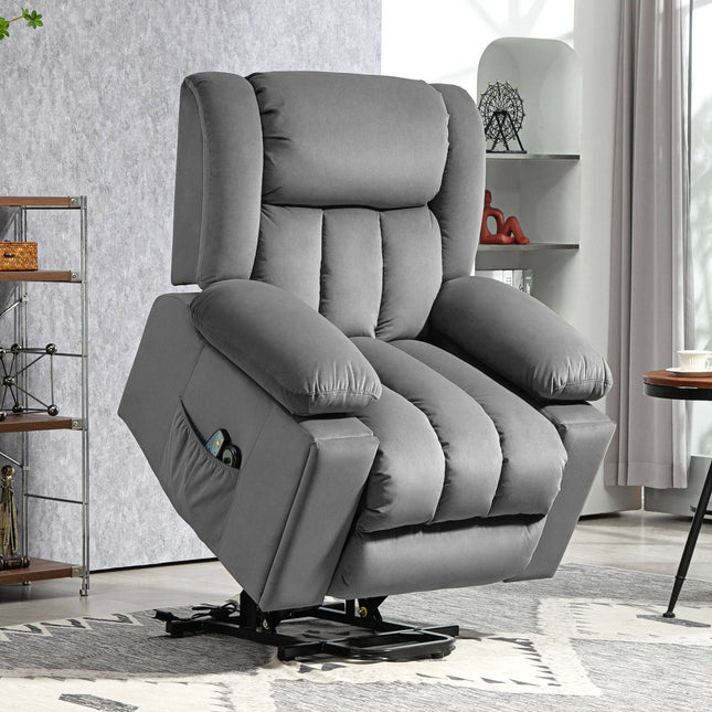 Electric recliner with massage, heating and USB ports