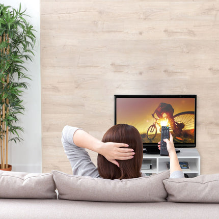 TV lavice se 4 přihrádkami a kolečky