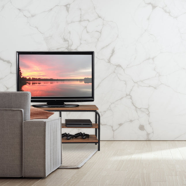 TV-kast met planken