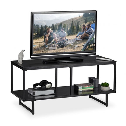 TV nízká skříňka MDF černá