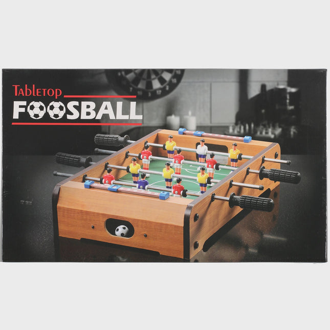 Stolní fotbal, MDF, 51x51x10 cm, včetně 2 míčků