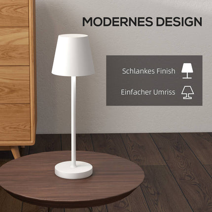 Přenosná kovová USB stolní lampa – dobíjecí, 3 režimy svícení