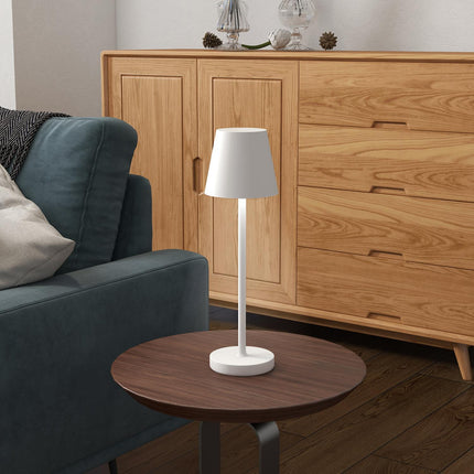Přenosná kovová USB stolní lampa – dobíjecí, 3 režimy svícení