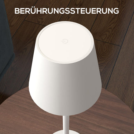 Přenosná kovová USB stolní lampa – dobíjecí, 3 režimy svícení