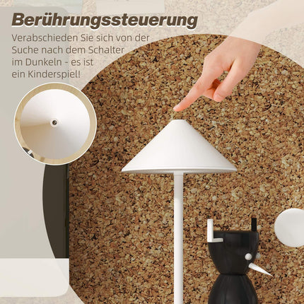 Sada 2 ks stolních lamp, dotykové ovládání, 3 barvy světla