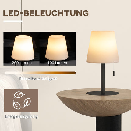 USB dobíjecí LED stolní lampa, stmívatelná, do interiéru i exteriéru