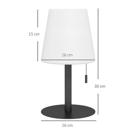 USB dobíjecí LED stolní lampa, stmívatelná, do interiéru i exteriéru