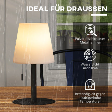 USB dobíjecí LED stolní lampa, stmívatelná, do interiéru i exteriéru