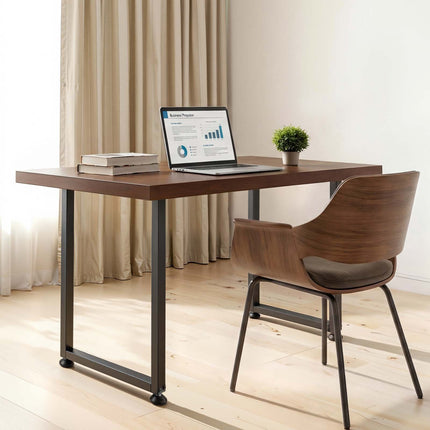 Table Legs Set of 2, Black Steel 29.1in Heavy Duty