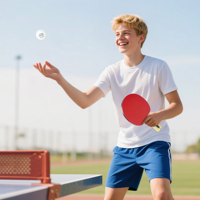 Sada na stolní tenis: 4 pálky, 8 míčků, taška