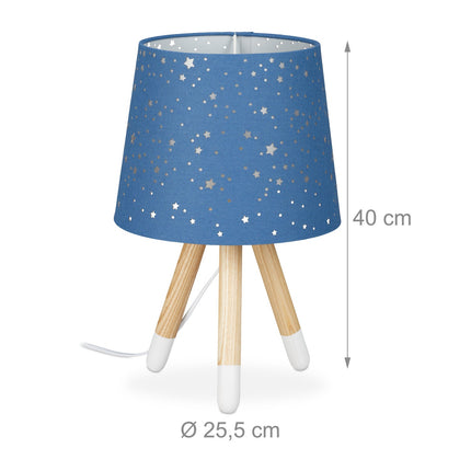 Stolní lampa dětský pokoj hvězdy