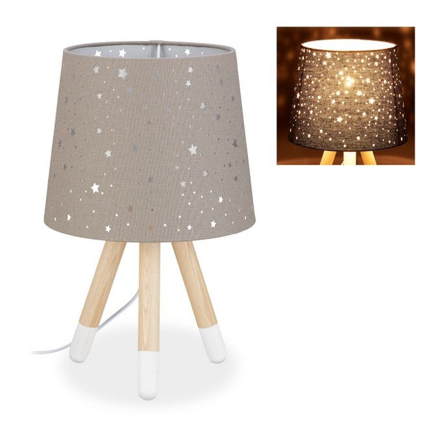 Stolní lampa dětský pokoj hvězdy