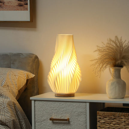 Chytrá LED stolní lampa - 3D květinový displej, stmívatelná, chytré ovládání