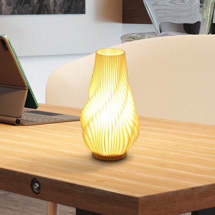 Chytrá LED stolní lampa - 3D květinový displej, stmívatelná, chytré ovládání