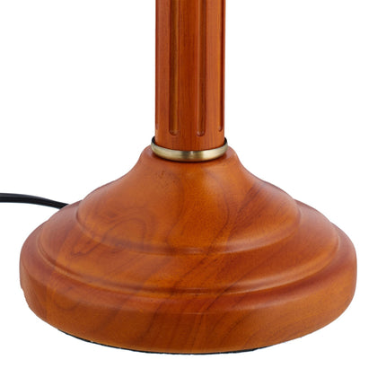 Stolní lampa v antickém stylu béžová