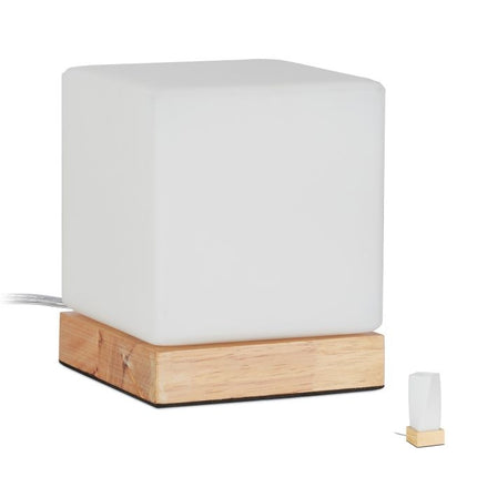 Stolní lampa z opálového skla