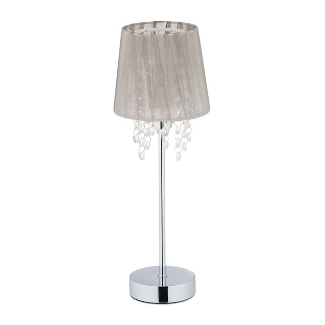 Stolní lampa organza krystal
